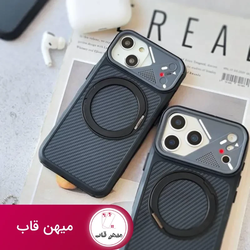 قاب گوشی luxury hybrid carbon fiber