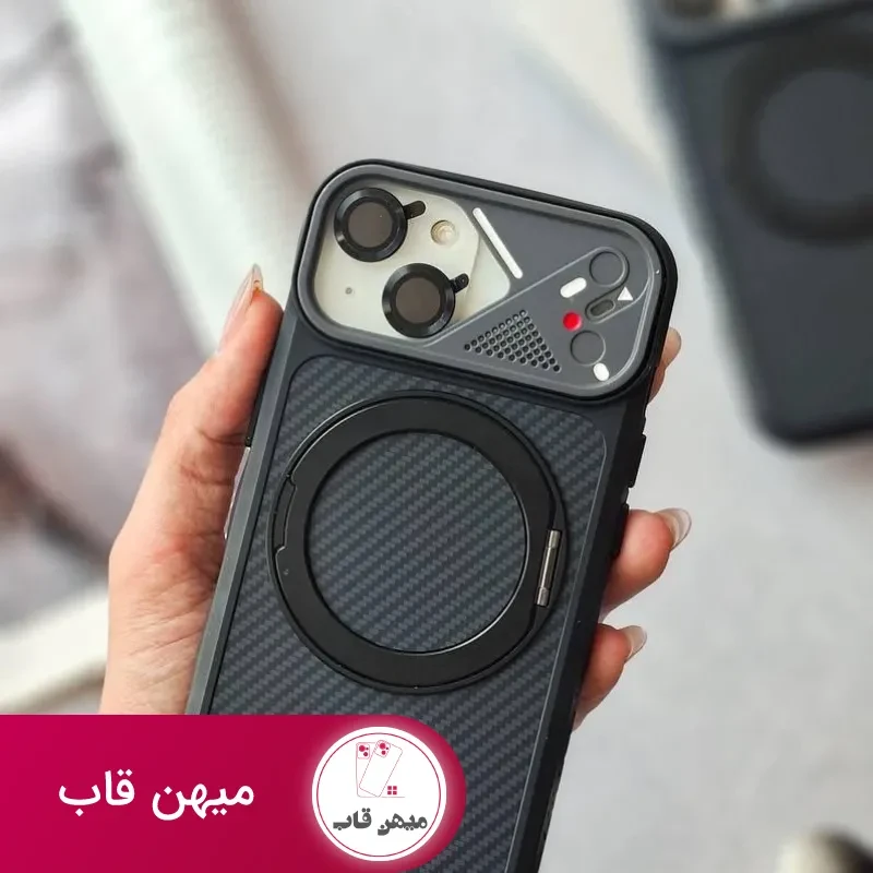 قاب گوشی luxury hybrid carbon fiber